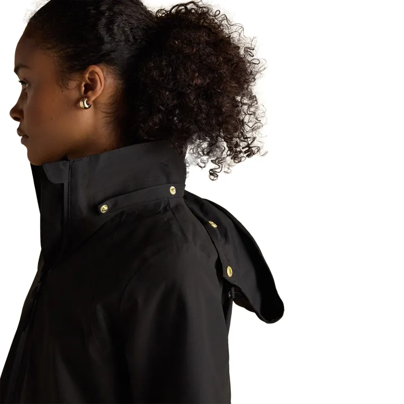 Joules Rainaway Womens Waterproof Long Jacket - Black-2