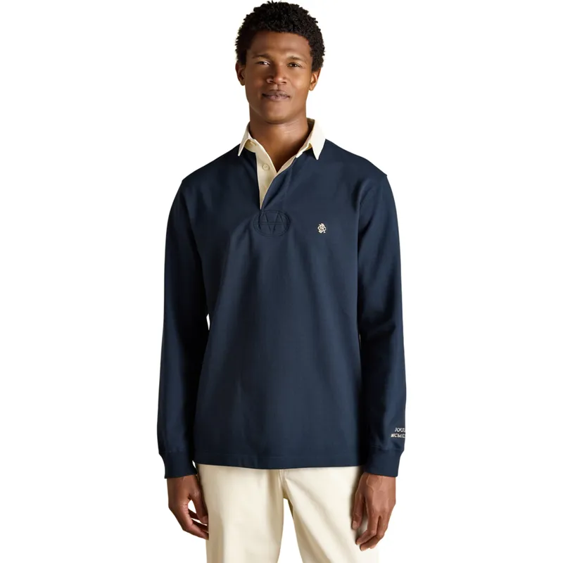 Joules Rugby Club Mens Long Sleeve Shirt - Navy
