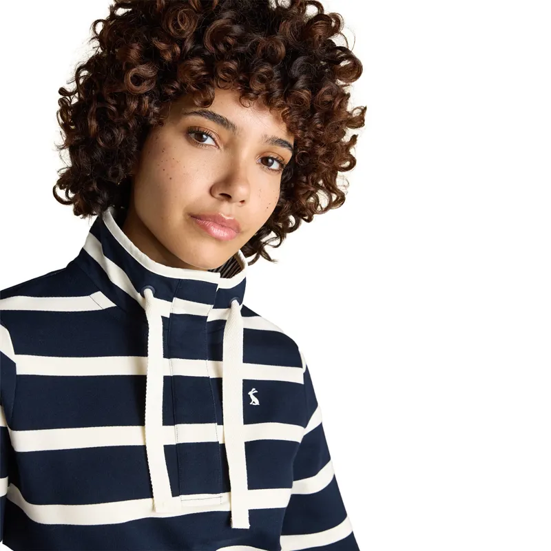 Joules Saunton Womens Sweatshirt - Navy/White-3
