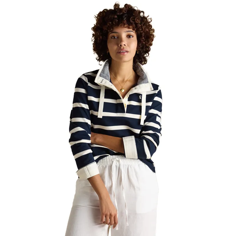 Joules Saunton Womens Sweatshirt - Navy/White-5