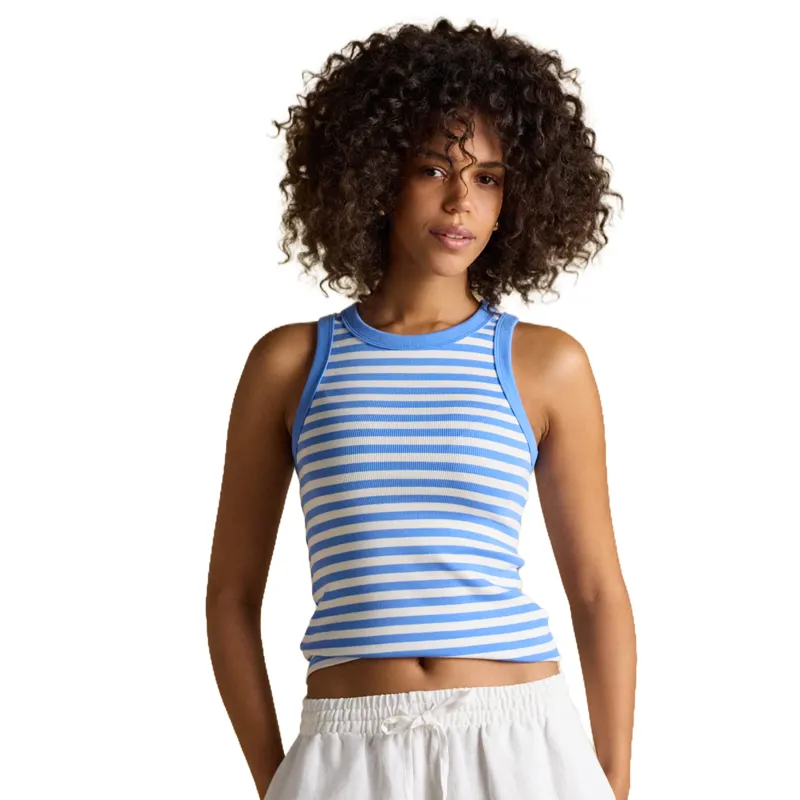 Joules Sofia Womens Vest - Blue Stripe-3