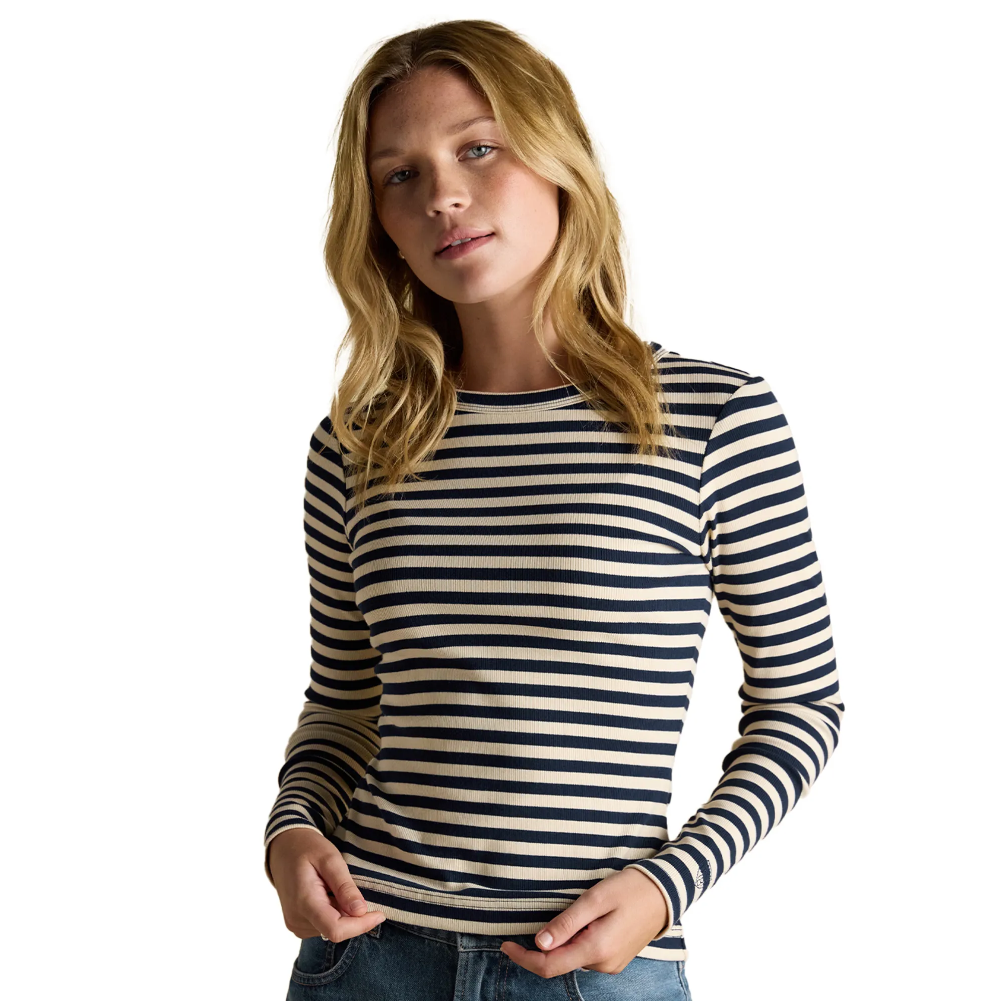 Buy Brown Striped Long Sleeve T-Shirt L | Tops | Tu Buy Brown Striped Long Sleeve T-Shirt L | Tops | Tu