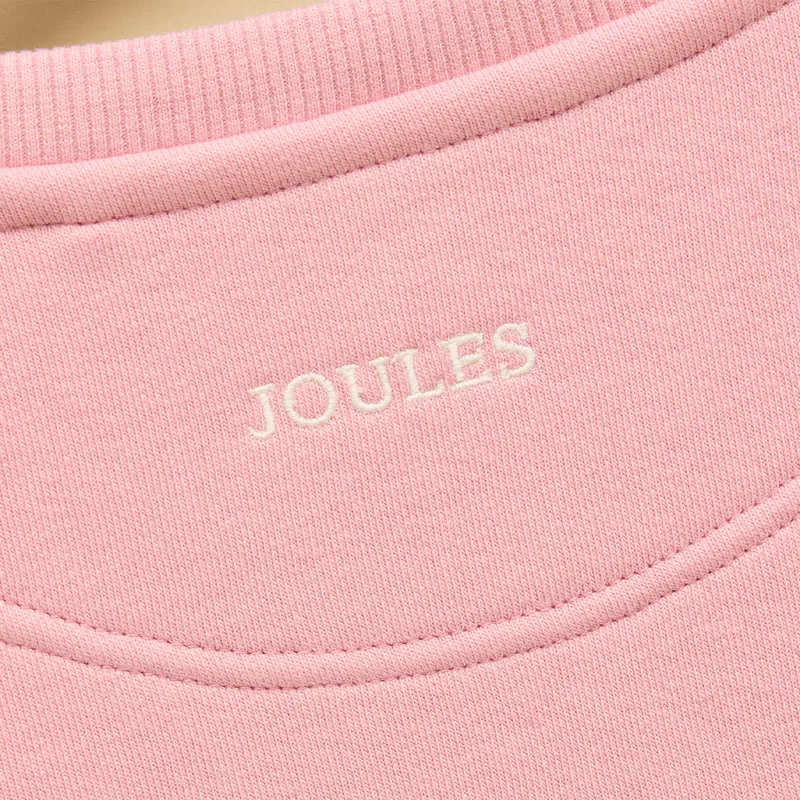 Joules Sundaze Girls Crew Neck Sweatshirt - Pink-2
