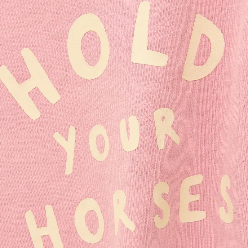 Joules Sundaze Girls Crew Neck Sweatshirt - Pink-4