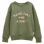 Joules Sundaze Girls Crew Neck Sweatshirt - Khaki