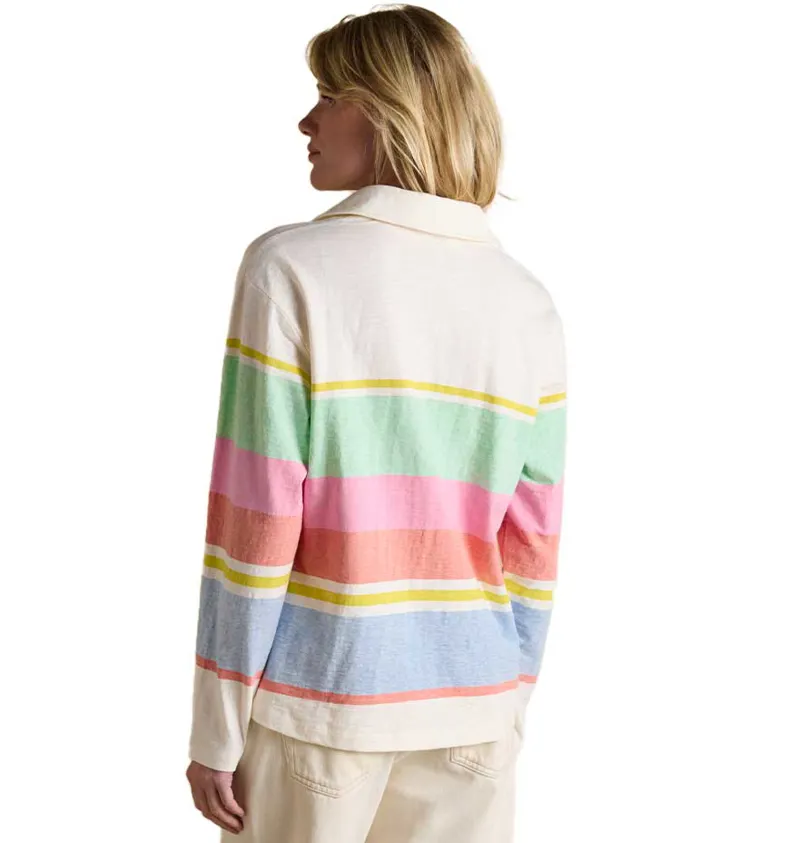 Joules Tallie Womens Jersey Top - Cream Multi-3