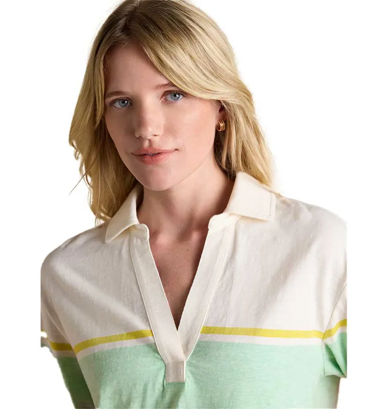 Joules Tallie Womens Jersey Top - Cream Multi-4