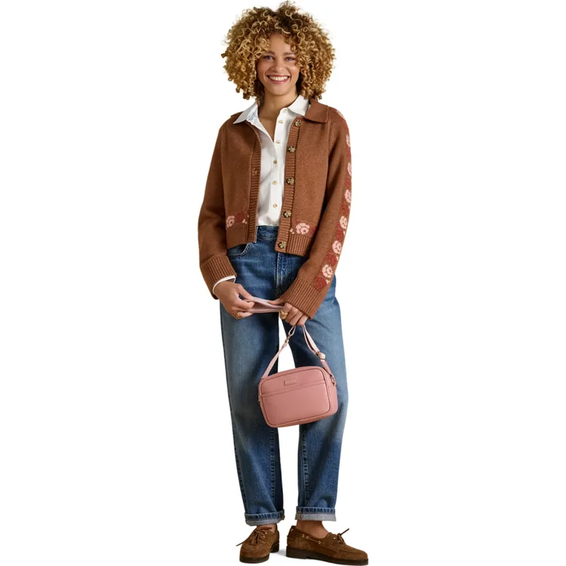 Joules Trent Cross Body Womens Bag - Dusty Pink-3