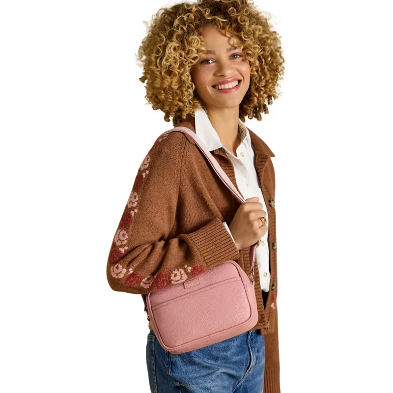 Joules Trent Cross Body Womens Bag - Dusty Pink-4