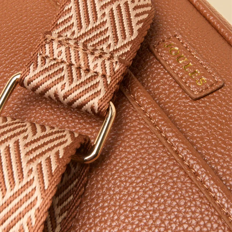 Joules Trent Cross Body Womens Bag - Tan/Brown-6