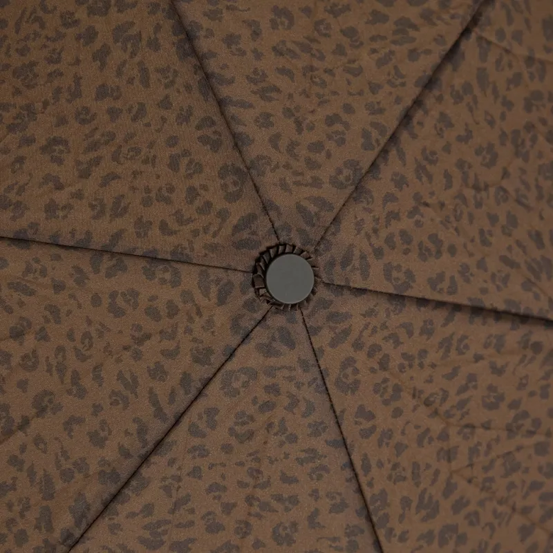 Joules Rayne Umbrella - Brown Leopard-3