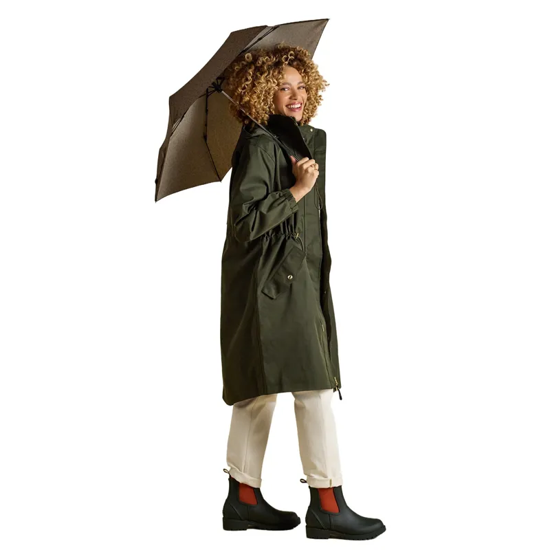 Joules Rayne Umbrella - Brown Leopard-7