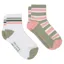 Joules Volley Womens Tennis Socks 2 Pack - Green/Pink