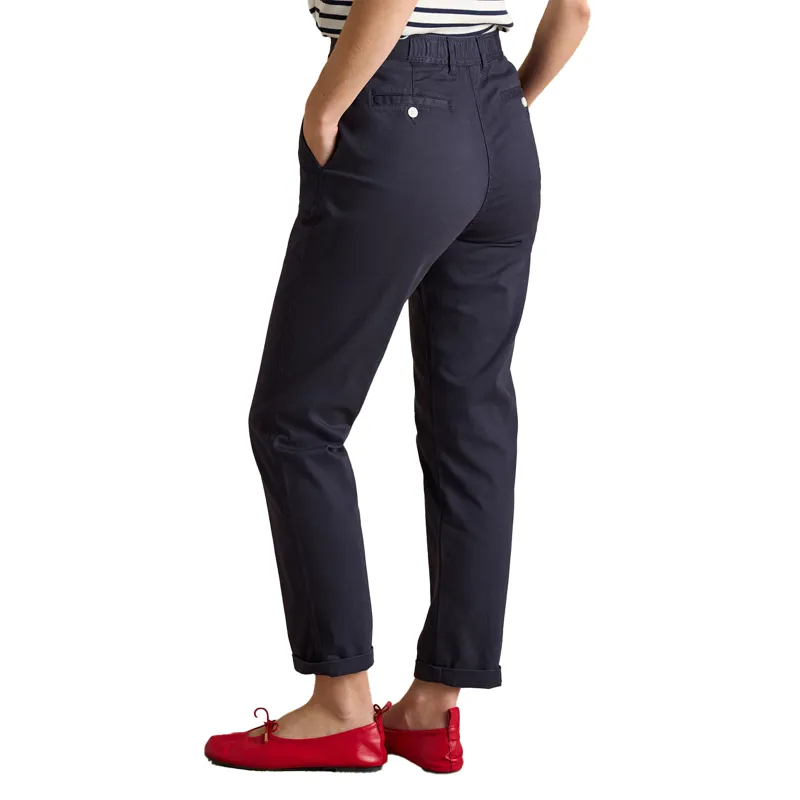Joules Slim Fit Womens Chino Trousers - Navy-1