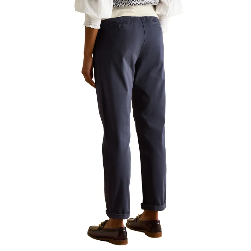 Joules Slim Fit Womens Chino Trousers - Navy-5