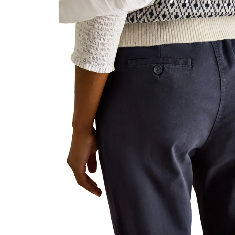 Joules Slim Fit Womens Chino Trousers - Navy-9