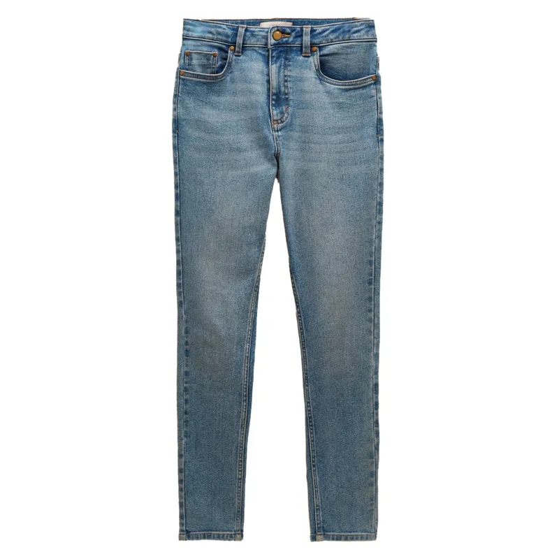 Joules Skinny Fit Mid-Rise Womens Jeans - Blue-2