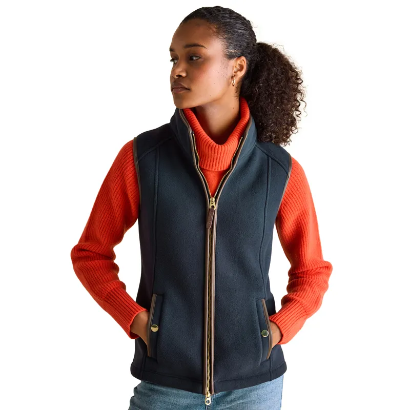 Joules Heritage Womens Fleece Gilet - Navy-1