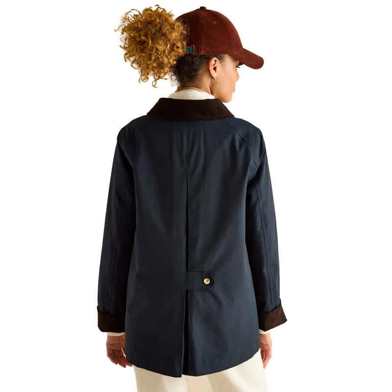 Joules Katherine Womens Waterproof Heritage Jacket - Navy-3
