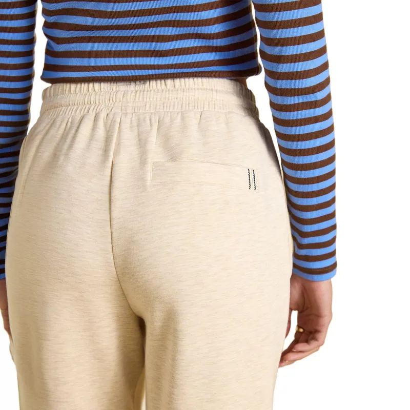 Joules Luxe Club Womens Tapered Joggers - Oatmarl-4