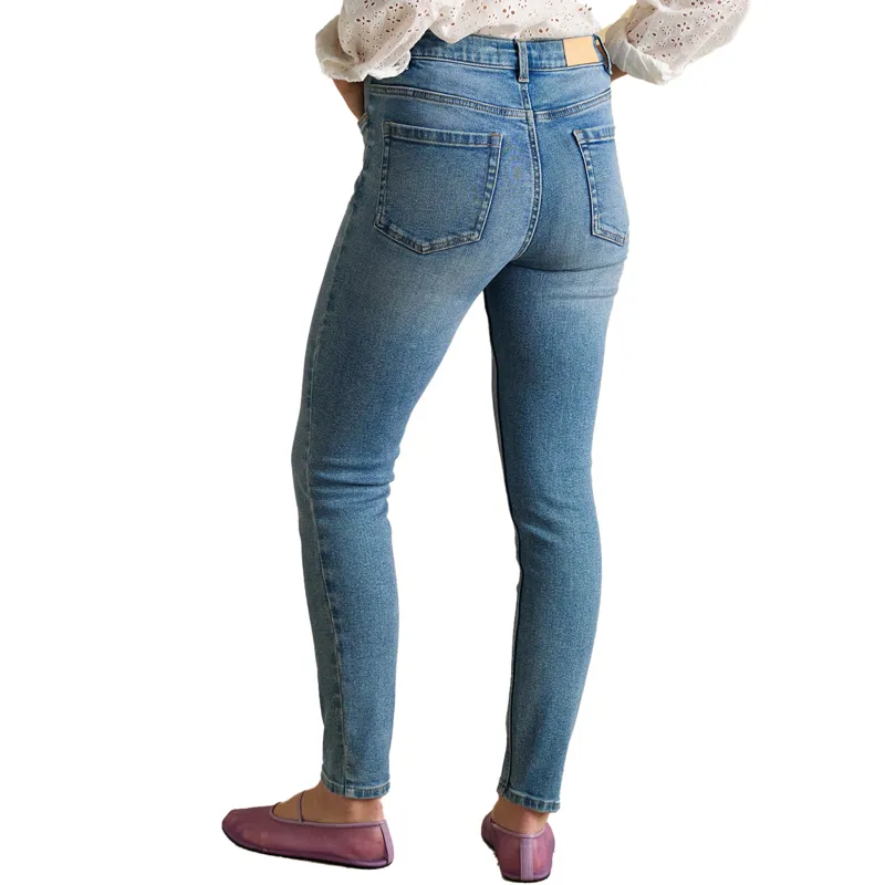 Joules Skinny Fit Mid-Rise Womens Jeans - Blue-1