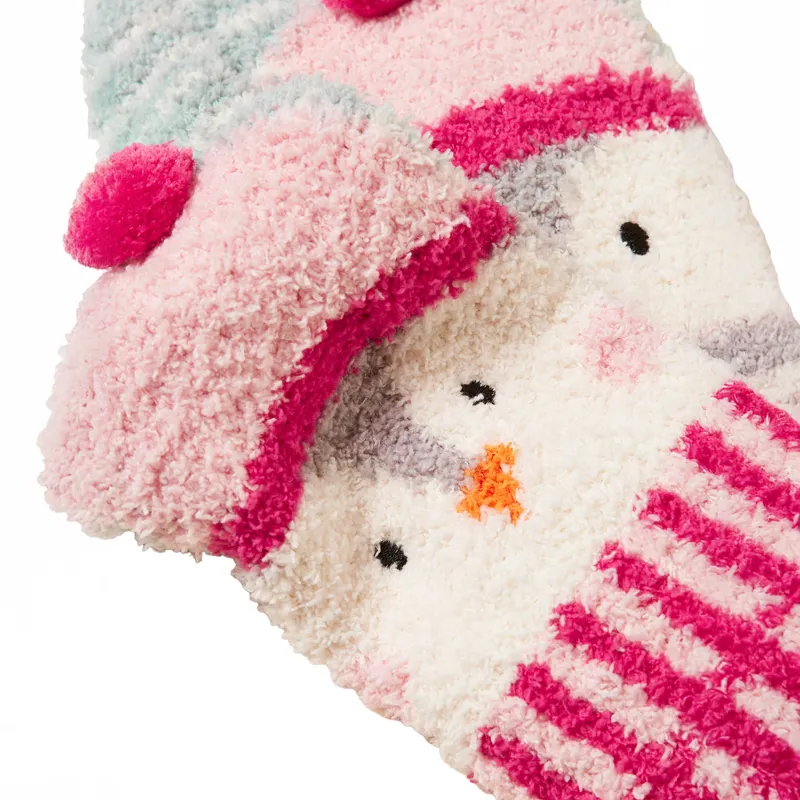 Joules Womens Fluffy Socks - Penguin-2