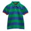 Joules Woody Junior Boys Polo Shirt - Green/Blue/Stripe