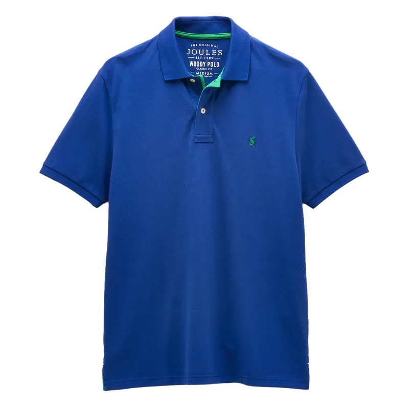 Joules Woody Mens Polo Shirt - Blue-3