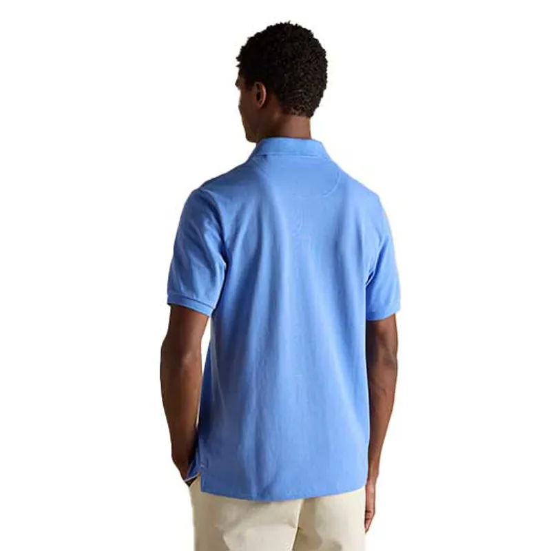 Joules Woody Mens Cotton Pique Polo Shirt - Blue-6