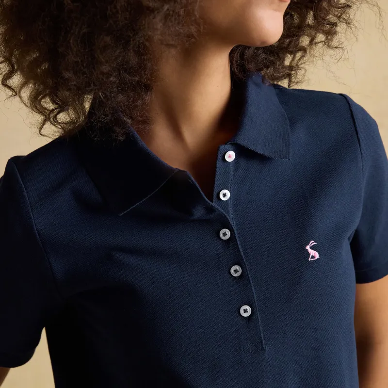 Joules Woody Womens Polo Shirt - Navy-6