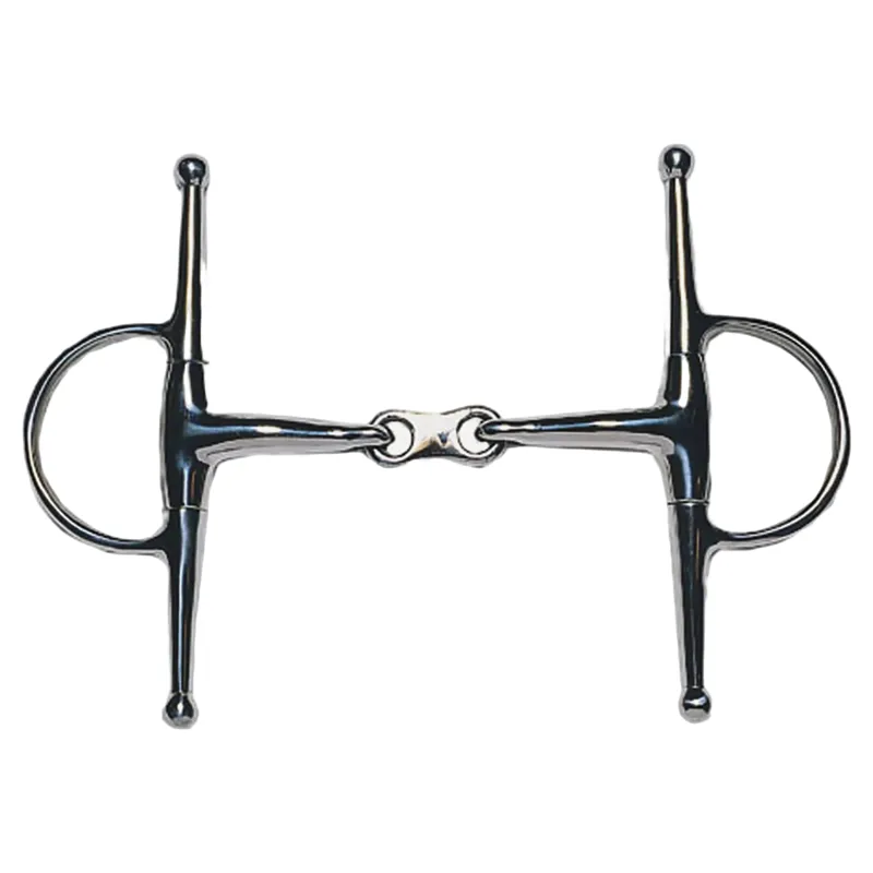 JP Korsteel Stainless Steel French Link Full Cheek Bit