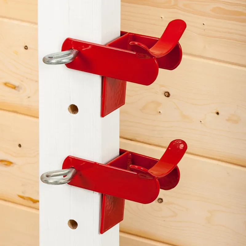 Stubbs Lightweight Show Jump Cups and Pins - Red - Pair