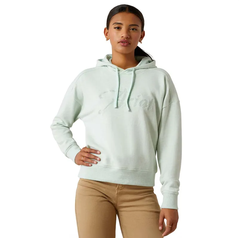 Ariat Just Ladies Hoodie - Beach Glass Heather