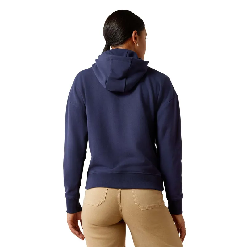 Ariat Just Ladies Hoodie - Navy Eclipse-2