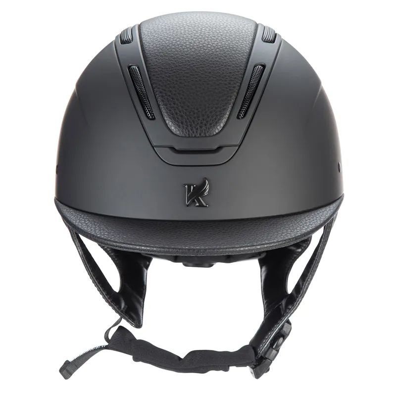 Karben Amity LTHR Riding Hat - Black-1