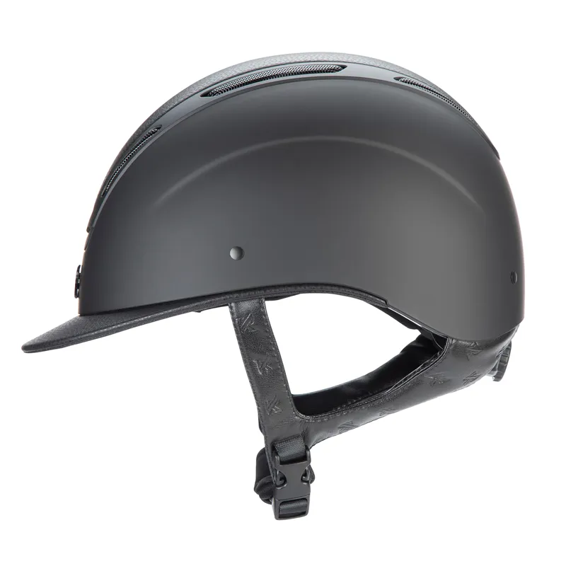 Karben Amity LTHR Riding Hat - Black-3