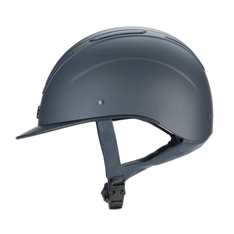 Karben Amity LTHR Riding Hat - Navy-3