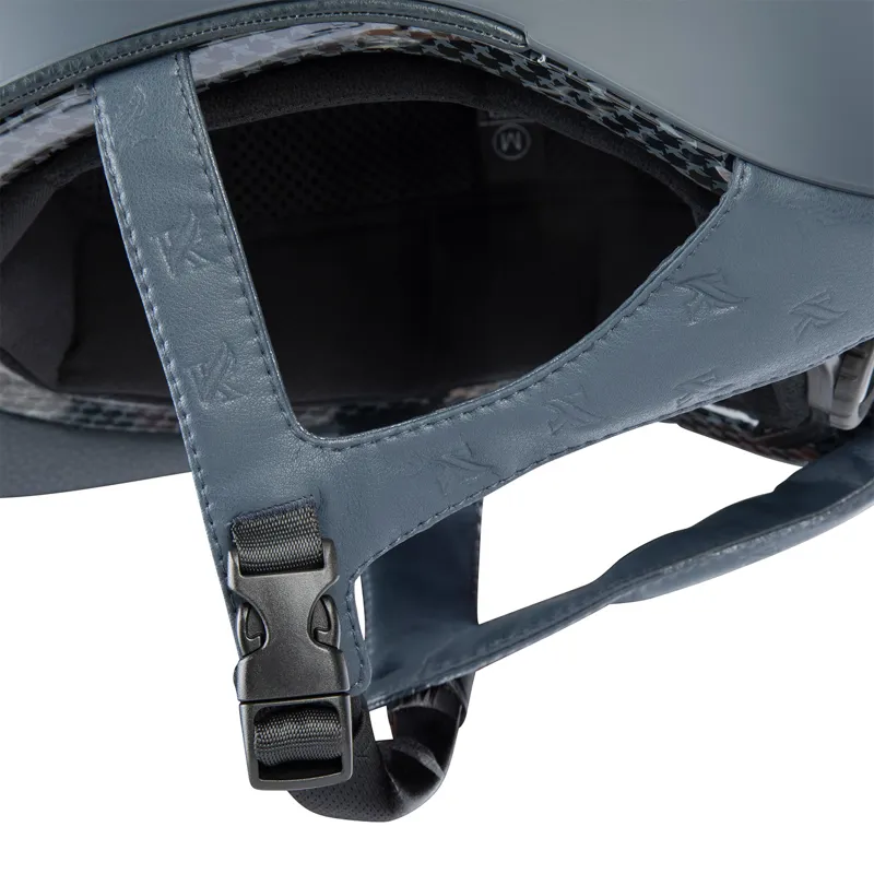 Karben Amity LTHR Riding Hat - Navy-6