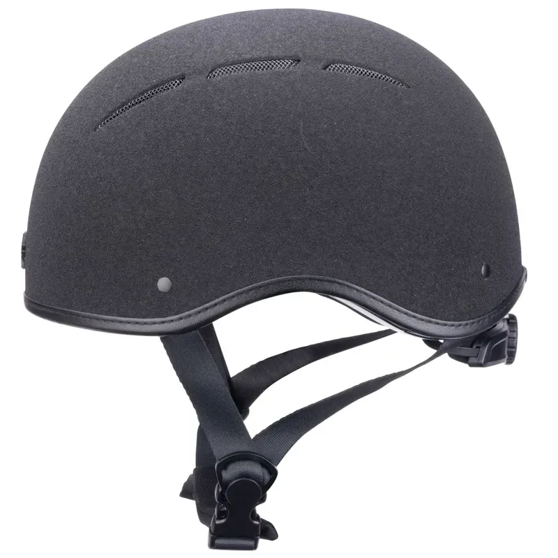 Karben Icon Adjust Young Rider Jockey Skull Riding Hat - Black-10