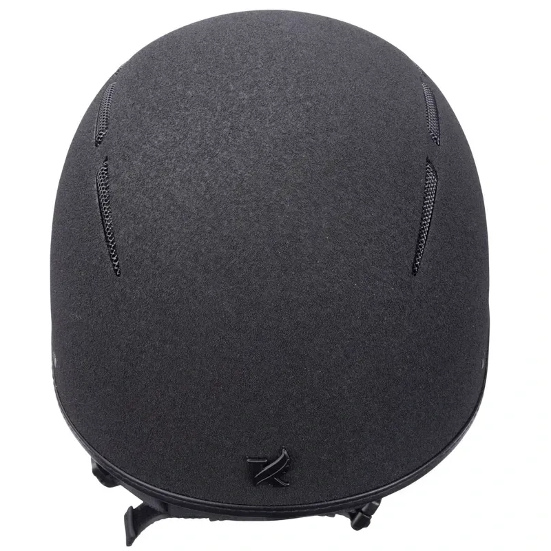 Karben Icon Adjust Young Rider Jockey Skull Riding Hat - Black-7