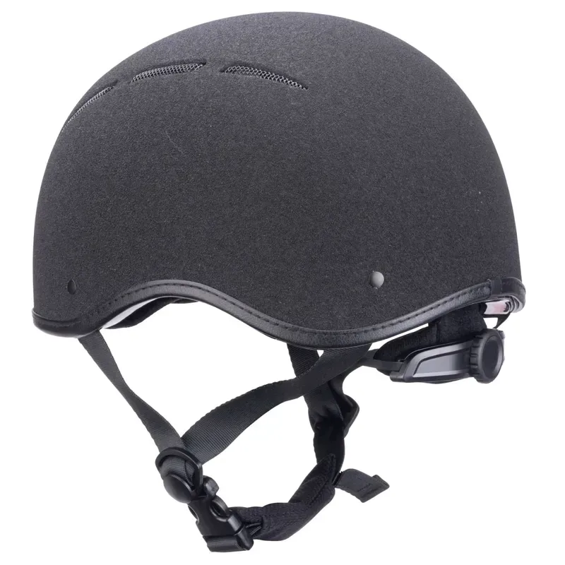 Karben Icon Adjust Young Rider Jockey Skull Riding Hat - Black-9