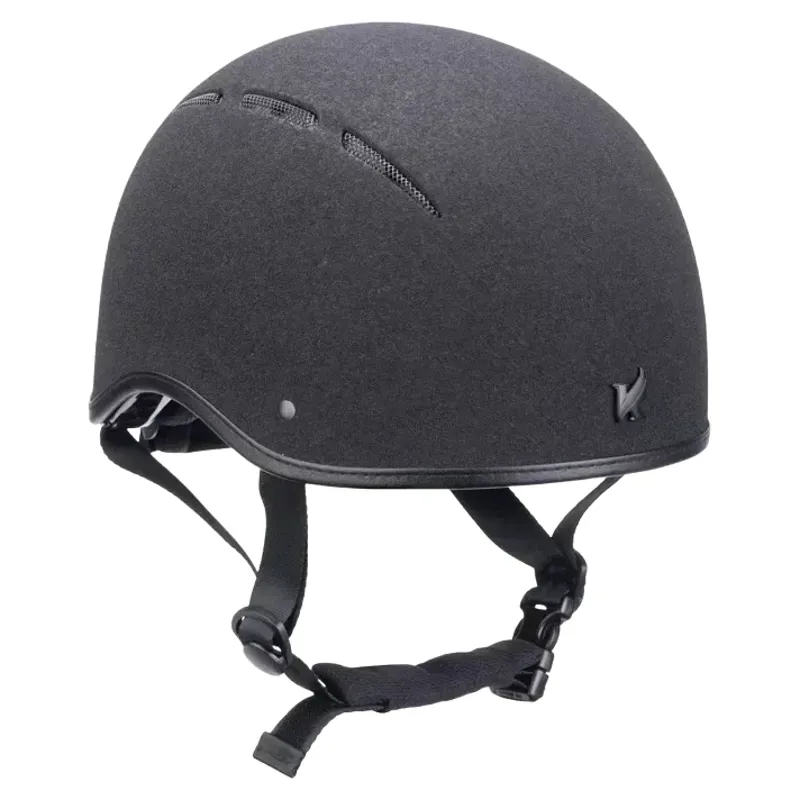 Karben Icon Adjust Young Rider Jockey Skull Riding Hat - Black-2
