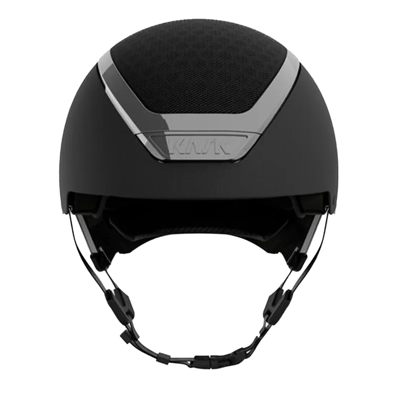 KASK Dogma XC Skull Riding Hat - Black/Silver-3