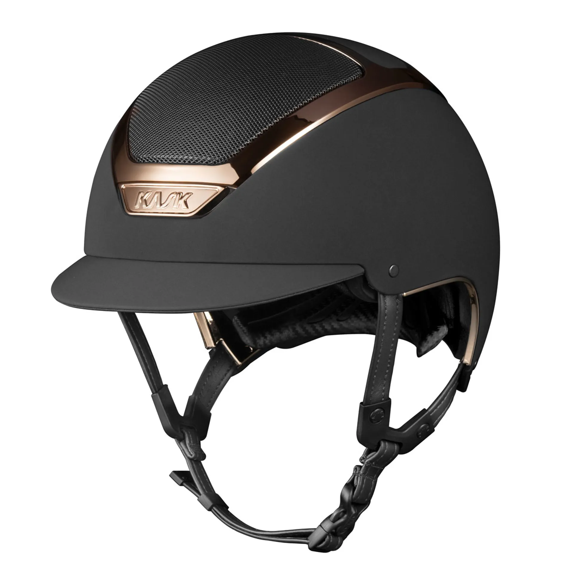 KASK Dogma Chrome Riding Hat Black/Everyrose