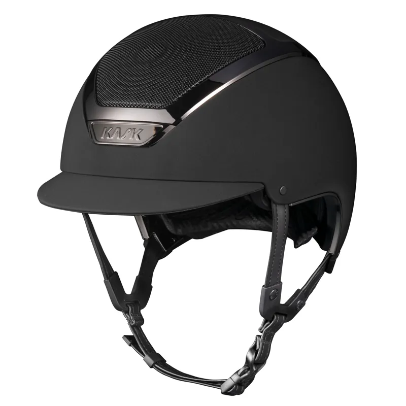 KASK Dogma Chrome Riding Hat - Black