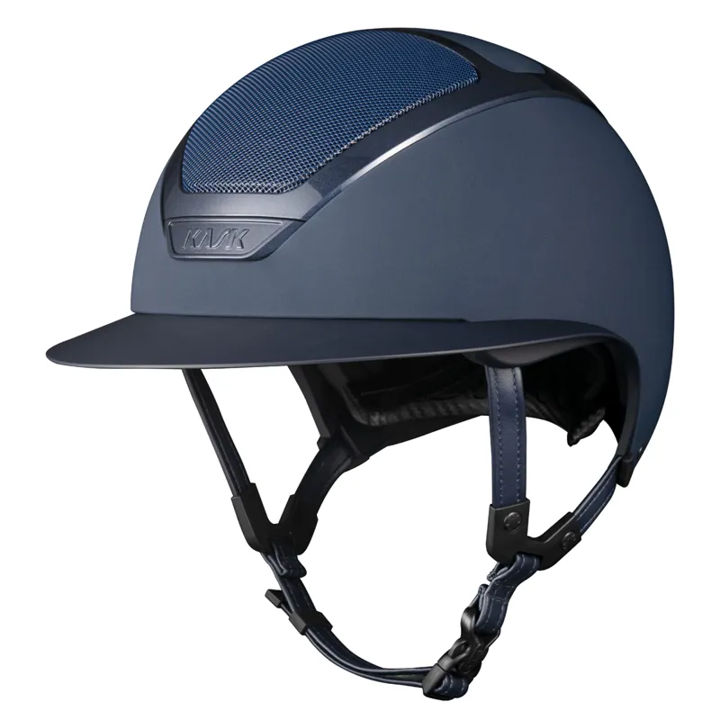KASK Star Lady Chrome Riding Hat - Navy