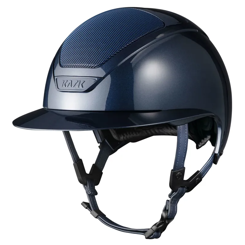 KASK Star Lady Pure Shine Riding Hat - Navy