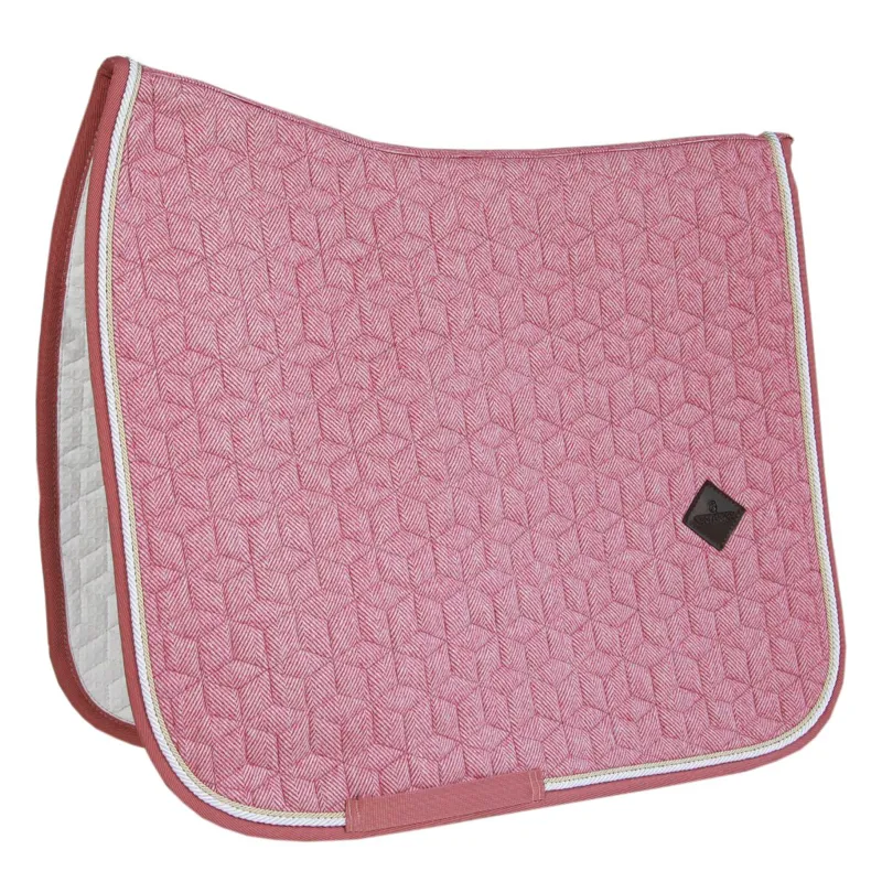 Kentucky Wool Dressage Saddlecloth - Light Pink