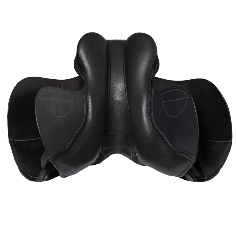 Kent and Masters R-Series Pony Long Leg S-Bar Saddle - Black-1