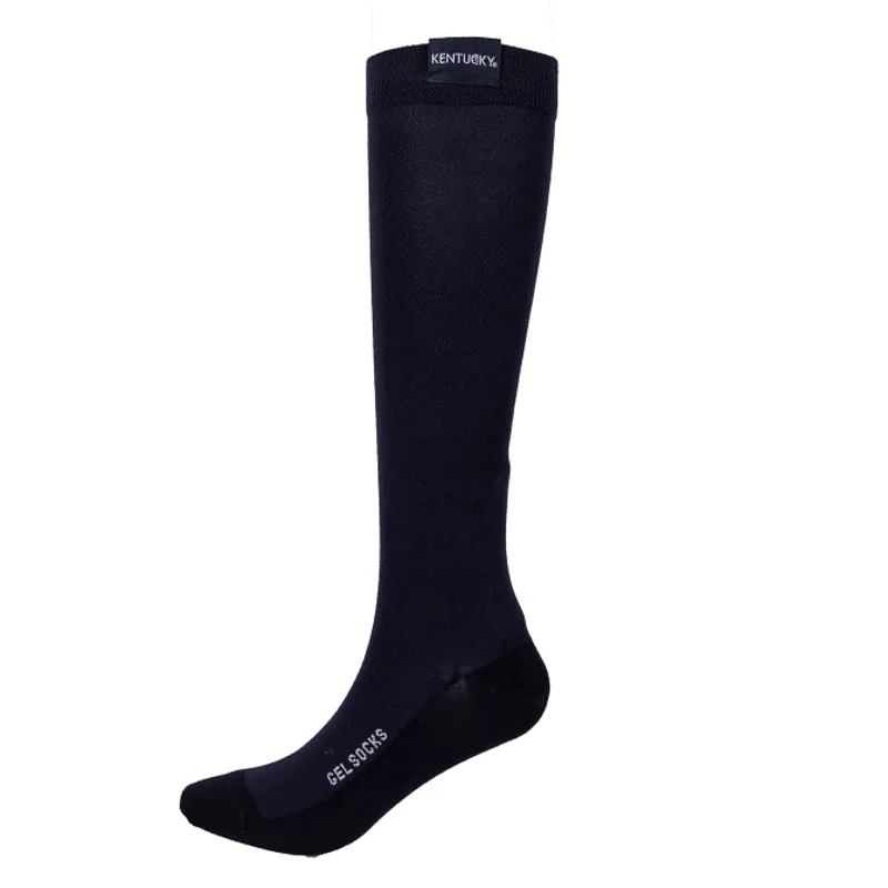 Kentucky Achillies Gel Unisex Tall Riding Socks - Navy